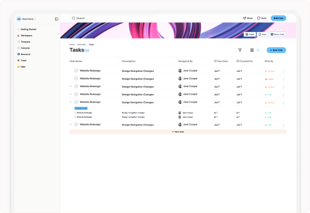 AI-powered brand strategy dashboard